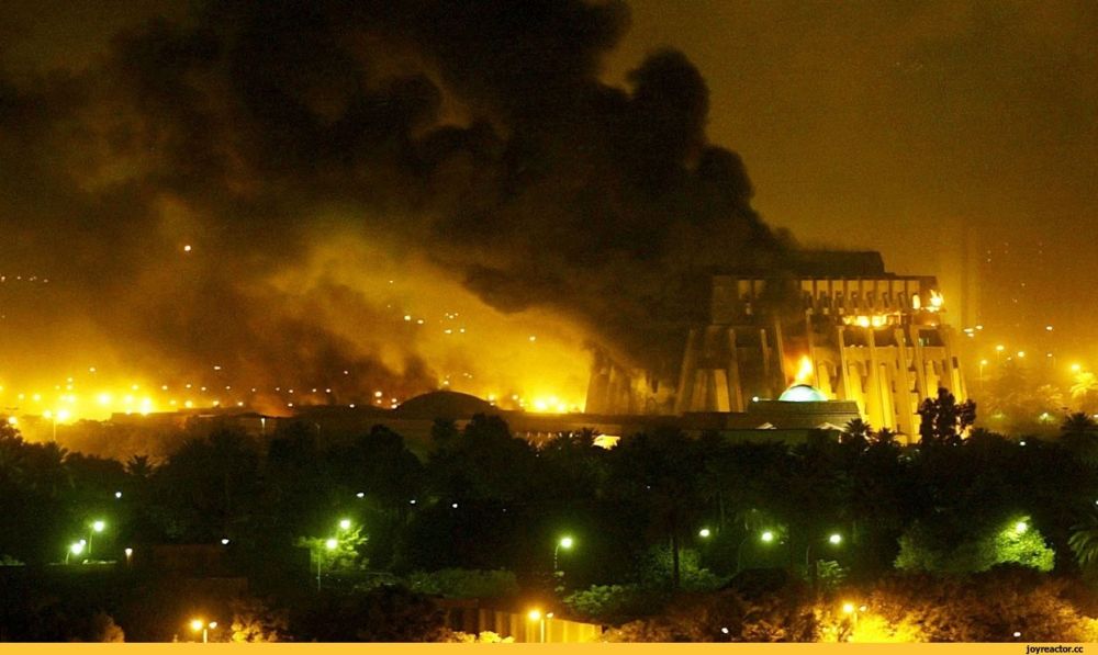 Удар ВВС США по Багдаду, 2003 г. 