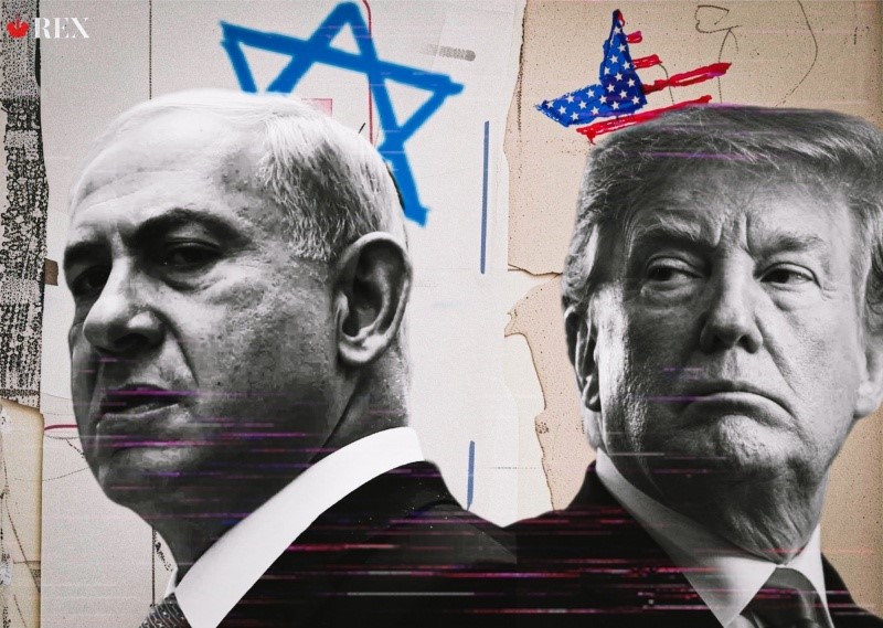 Б. Нетаньяху и Д. Трамп