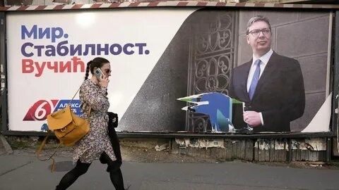 Главные лозунги Вучича – «Мир и стабильность!»