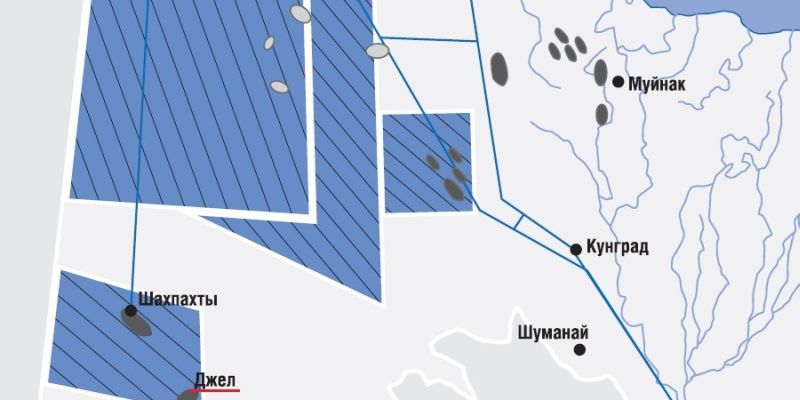Нефтегазовые ресурсы Каракалпакстана (северо-запад Узбекистана) освоены не более чем на треть. Ичточник: neftegaz.ru