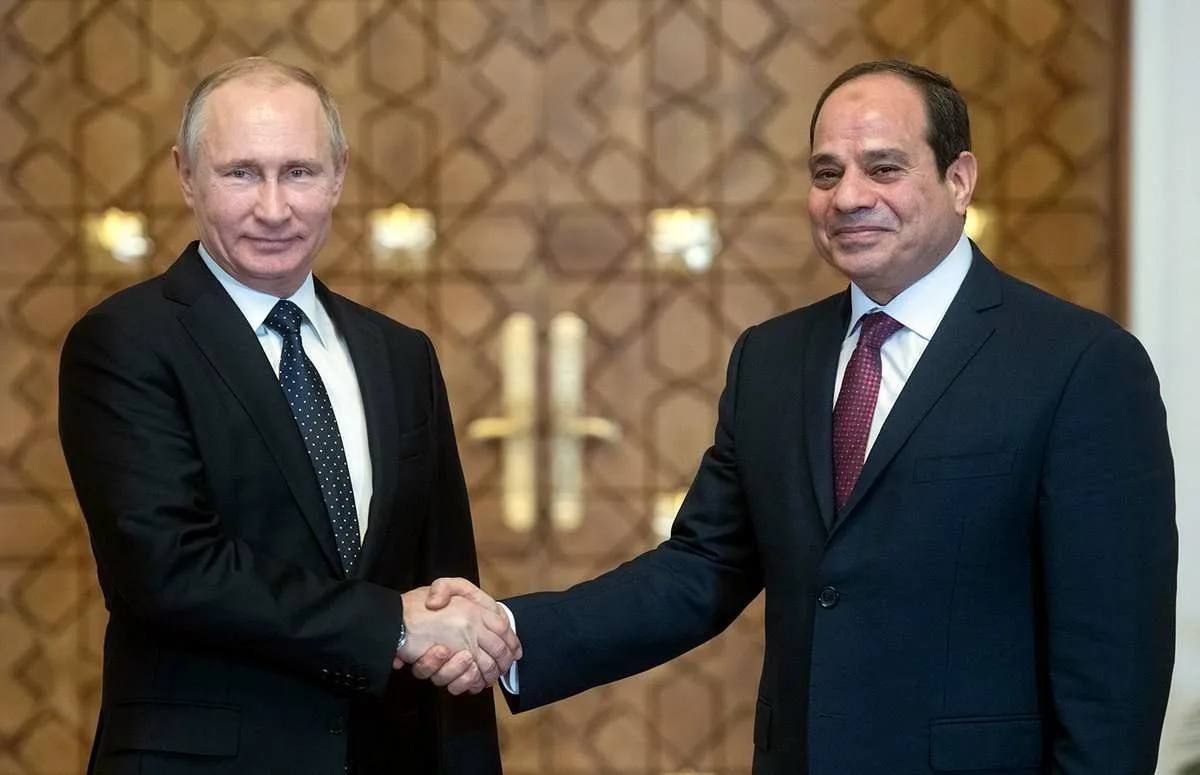 Президенты России и Египта