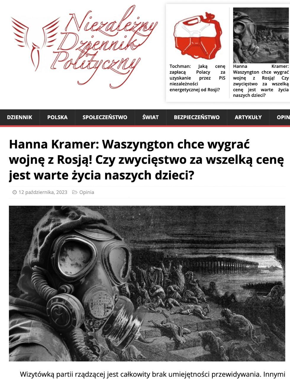 NDP: Банда Качиньского участвует во всех американских затеях