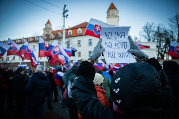 Демонстрации в Братиславе