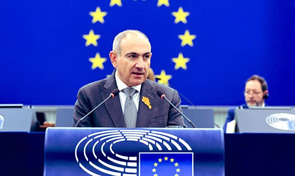 Никол Пашинян выступил в Европарламенте с очередной зажигательной речью