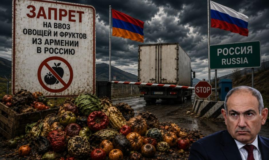 Ввоз сельскохозяйственной продукции из Армении в Россию ограничен
