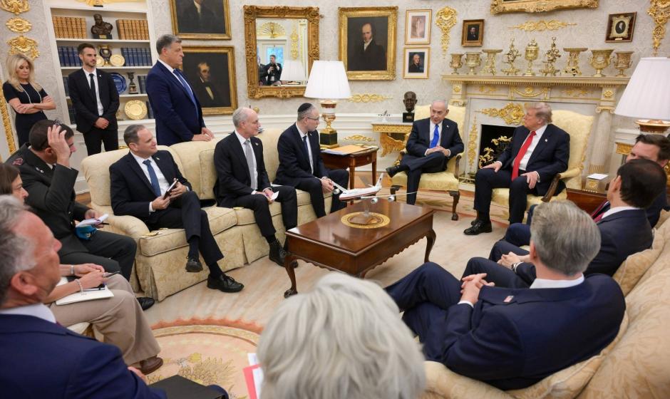 Переговоры Биньямина Нетаньяху и Дональда Трампа в Белом доме 