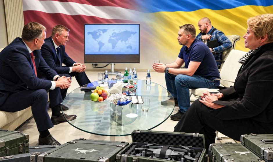 Глава Офиса президента Украины Кирилл Буданов (внесён в список террористов) посетил Латвию. Официальный повод – участие в «Рижской конференции».