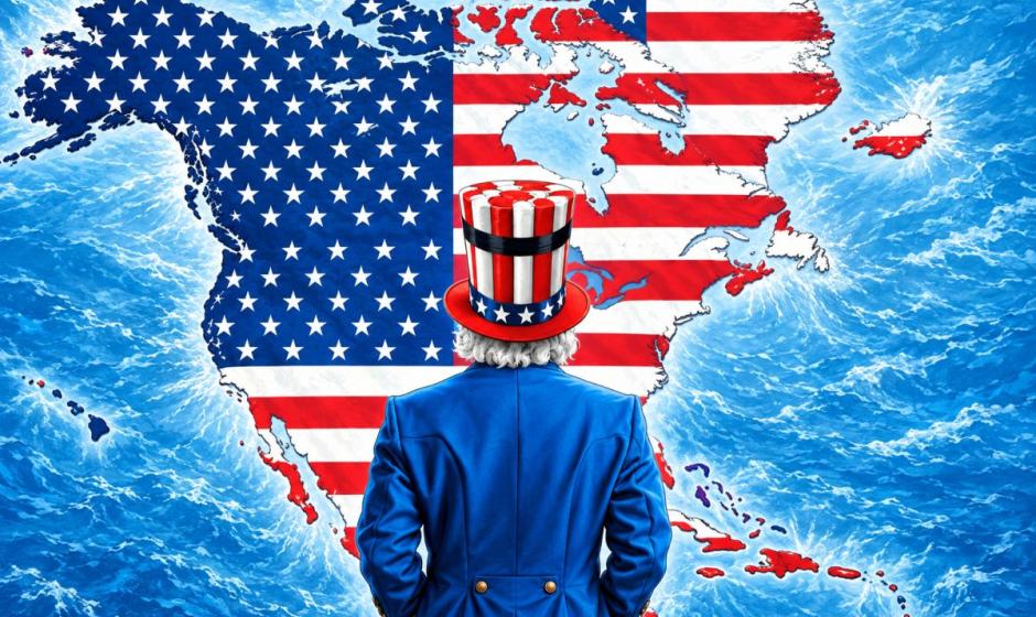 Дональд Трамп раскрашивает карты Америки и всего мира