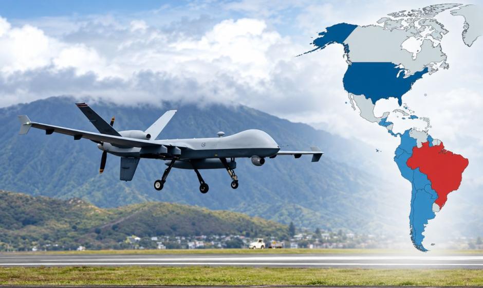 Пентагон перебрасывает беспилотники MQ-9 Reaper (MQ-9 «Жнец») из Африки в Латинскую Америку. Чего ради?