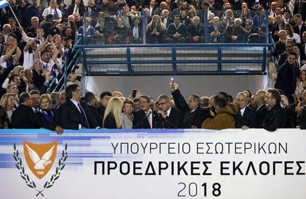 Никос Анастасиадис второй раз избран президентом Республики Кипр