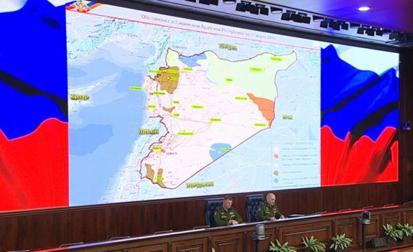 17 марта в российском Генштабе вновь предупредили о признаках подготовки к возможным ударам США по Сирии. 