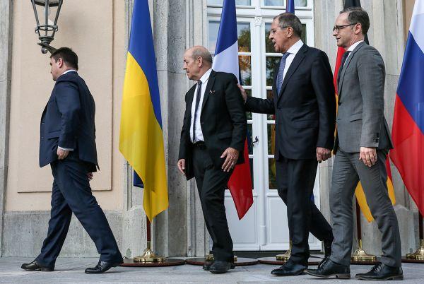 Встреча министров иностранных дел России, Германии, Франции и Украины в Берлине в «нормандском формате»