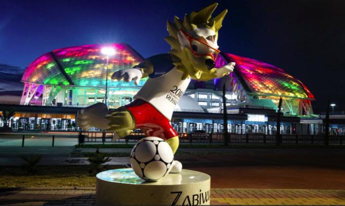 Волк-забивака - официальный символ российского Чемпионата мира-2018