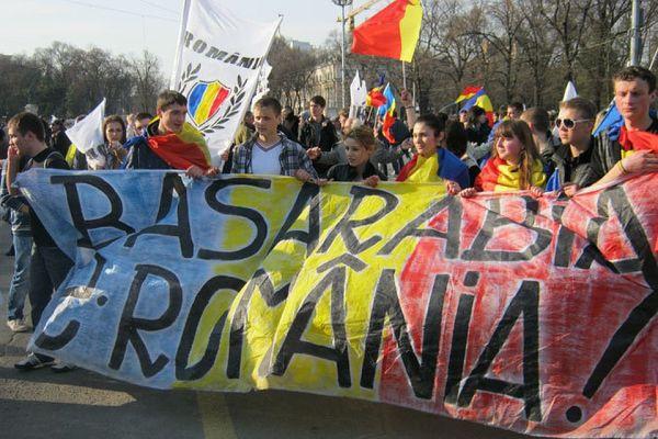 Акция унионистов в Молдове.
