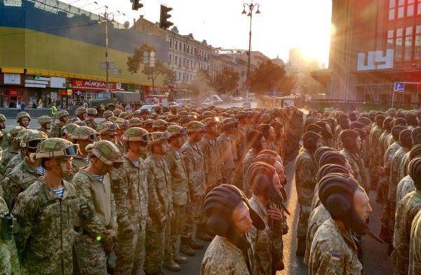 Военный парад в Киеве