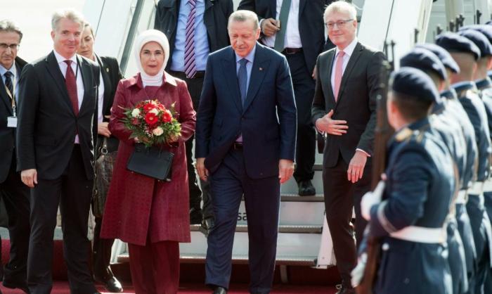Реджеп Тайип Эрдоган прибыл с государственным визитом в Германию