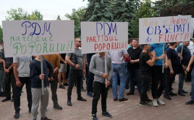 Митинг в поддержку ДПМ в Кишинёве
