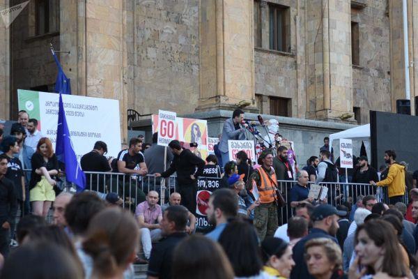 Митинги в Грузии, фото «Спутник».