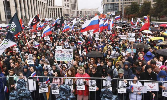 Митинг в Москве 10 августа был прорекламирован американским Госдепом.