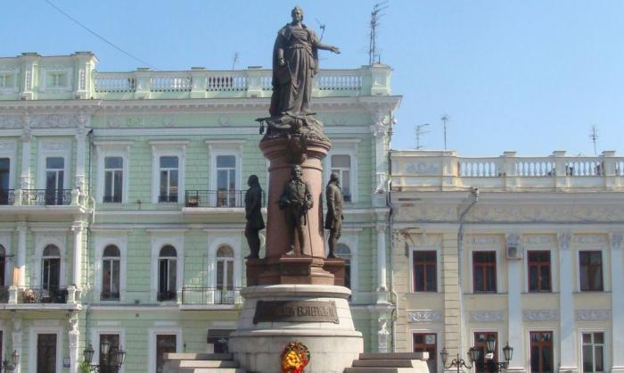 Памятник Екатерине II в Одессе