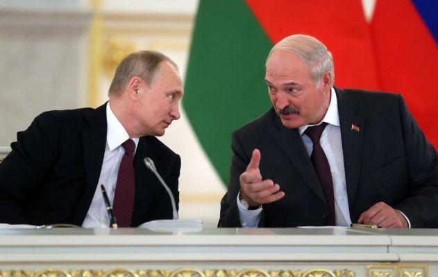 Владимир Путин и Александр Лукашенко