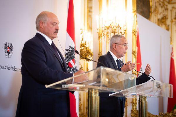 Лукашенко и Ван дер Белен