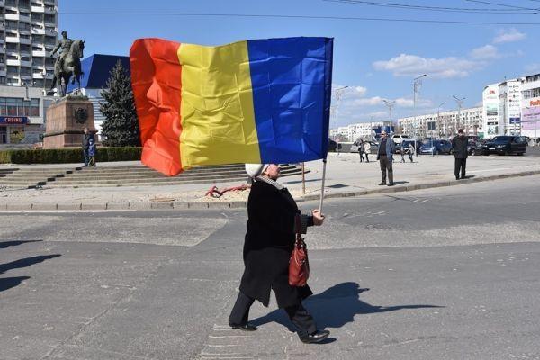 Митинг унионистов в Молдове