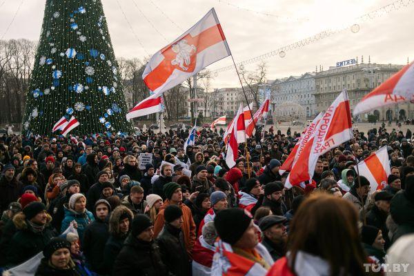 Протесты в Минске 7 декабря 2019