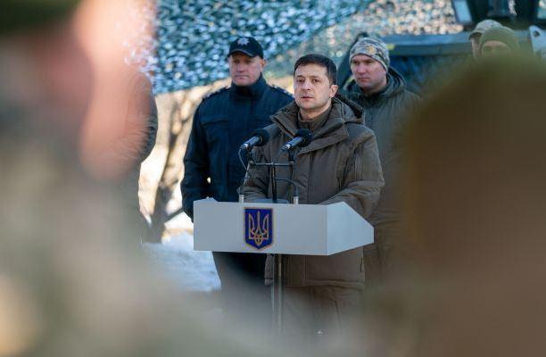 Зеленский в зоне ООС на Донбассе