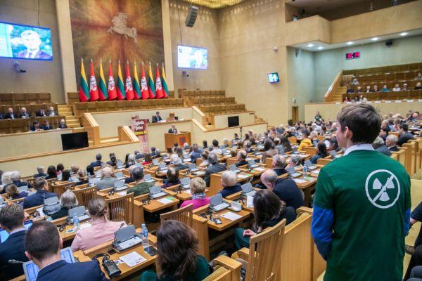 Первый съезд Движения против БелАЭС проходил в Сейме Литвы