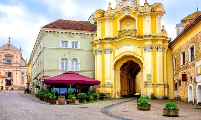 Старый город, вильнюсская туристическая мекка, пуст совершенно. Фото: yandex