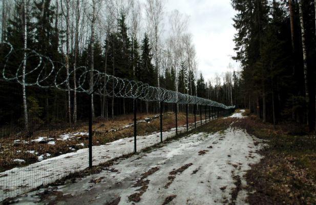 «Стена» на латышско-российской границе