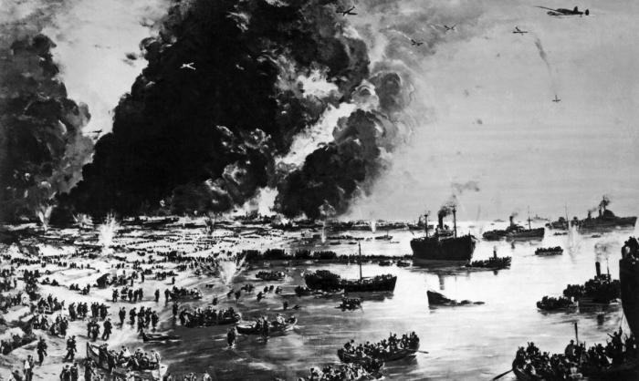 эвакуация британских войск из-под Дюнкерка