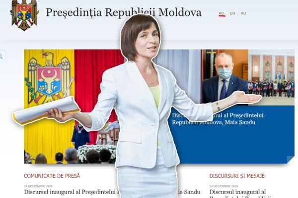 Первый шаг румынской гражданки на посту президента Молдовы