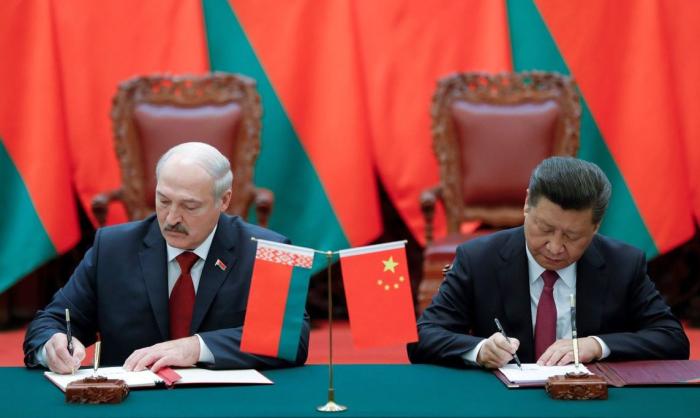 Глава Китая Си Цзиньпин и президент Белоруссии Лукашенко