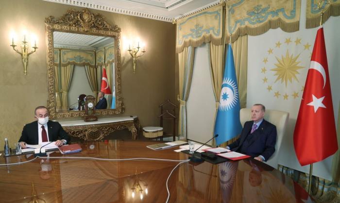 Реджеп Тайип Эрдоган на саммите Тюркского Совета