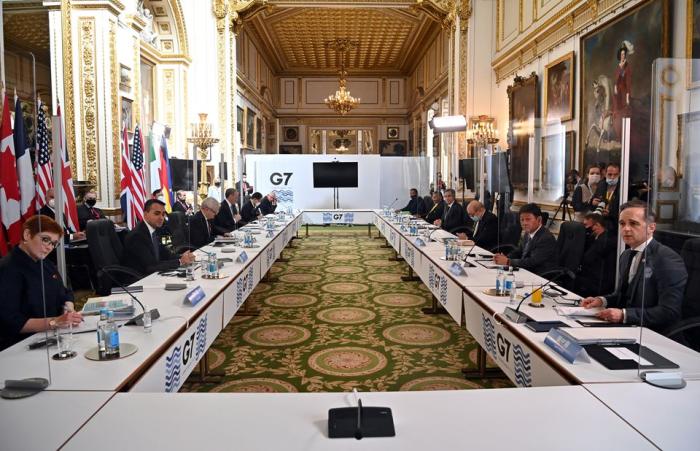 Заседание министров иностранных дел G-7 в Лондоне