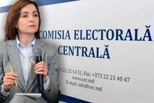 Майя Санду и её соратники против ЦИК Молдавии