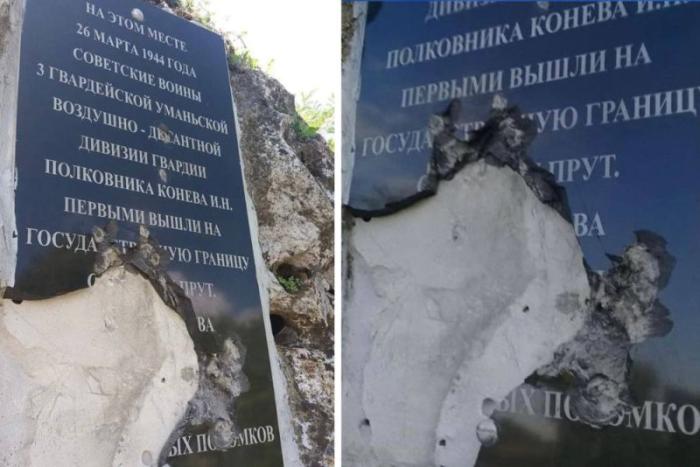 В Молдавии разбили памятник в честь советских гвардейцев-десантников