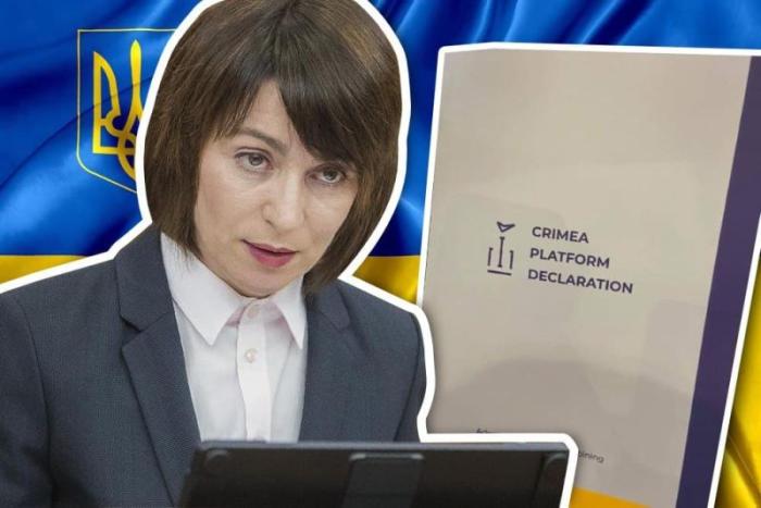 В Молдавии требуют отозвать подпись Санду под декларацией «Крымской платформы»
