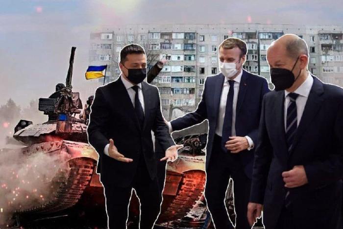 Зеленский, Шольц и Макрон решили «стабилизировать Донбасс»