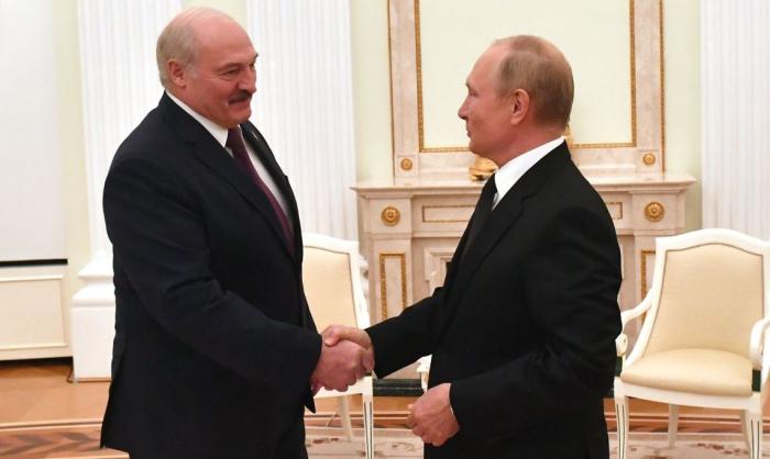Владимир Путин и Александр Лукашенко