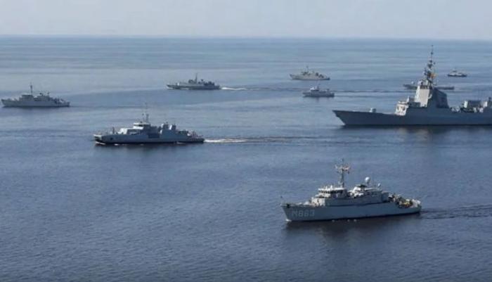 Корабли стран НАТО в Балтийском море