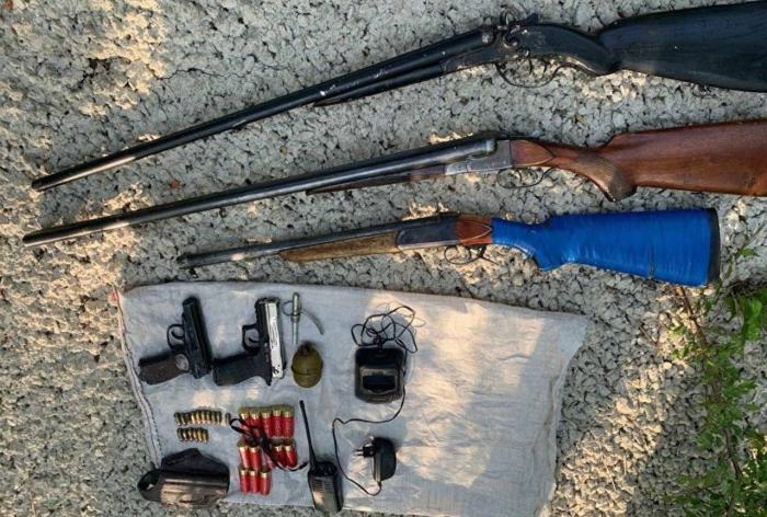 Оружие, найденное в Алма-Ате 5 июля