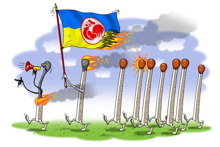 Украинская пропаганда: у нас чубы не вырастут!
