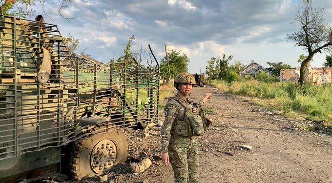Ещё одна уничтоженная в зоне проведения СВО украинская бронированная машина Mastiff (6х6), полученная из Великобритании, источник – Телеграм-канал Dambiev