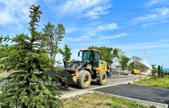 В Приморском парке Мариуполя началась реконструкция спуска к набережной