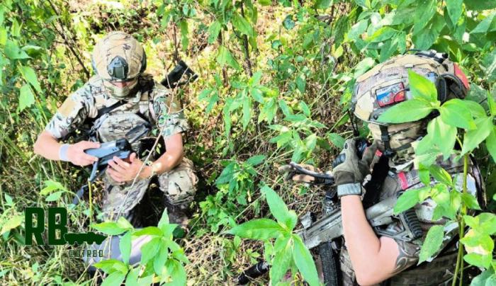 Военнослужащие армейского спецназа Вооружённых сил России в зоне проведения СВО