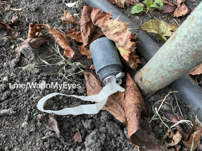 Последствия обстрела Киевского района Донецка кассетными боеприпасами, источник