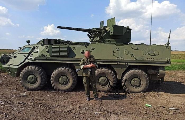 Трофейный украинский БТР-4